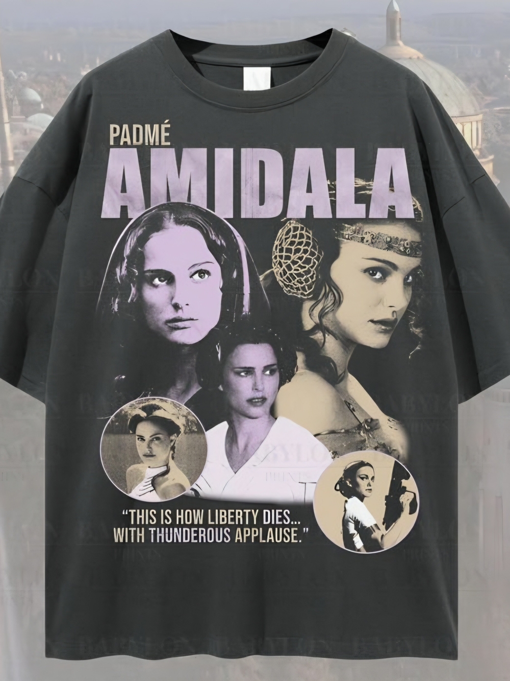 NWOT-Padmé Amidala Graphic Tee - Black